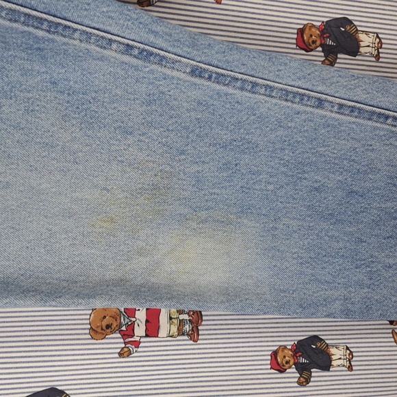 Carhartt B18 STW straight leg light wash casual denim workwear jeans 34-32 - Picture 4 of 6